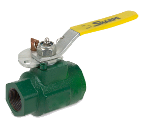 SHARPE Oil Patch Ductible Iron Ball Valve 2000 PSI
