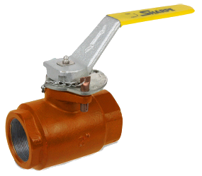 SHARPE Oil Patch Carbon Steel Ball Valve 2500 PSI