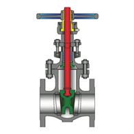 POWELL VALVES Cast Steel Bolted Bonnet Gate Valves