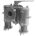 Mueller Steam Specialty Basket Pipe Strainers - Duplex